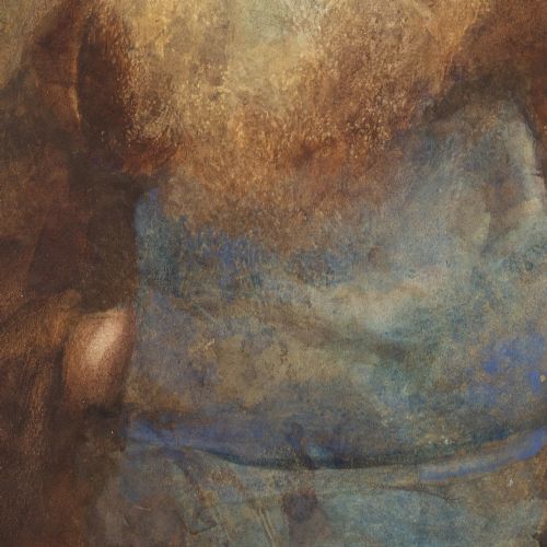 WILLIAM JOHN WAINWRIGHT RWS RBA AN ELDERLY CAPUCHIN WITH APRON ANTIQUE WATERCOLOUR - ADDITIONAL PHOTO 7