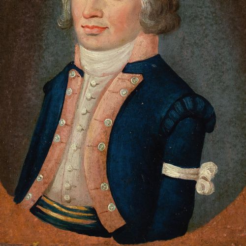 LATE 18THCENTURY FRENCH SCHOOL PAIR OF COMPANION PORTRAITS ANTIQUE OIL PAINTING - ADDITIONAL PHOTO 10