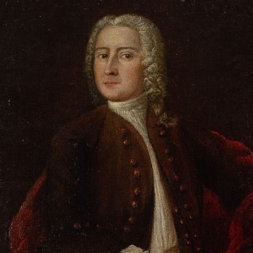 AMALIA VON KNIGSMARCK CIRCLE PORTRAIT OF A NOBLEMAN ANTIQUE OIL PAINTING - ADDITIONAL PHOTO 4