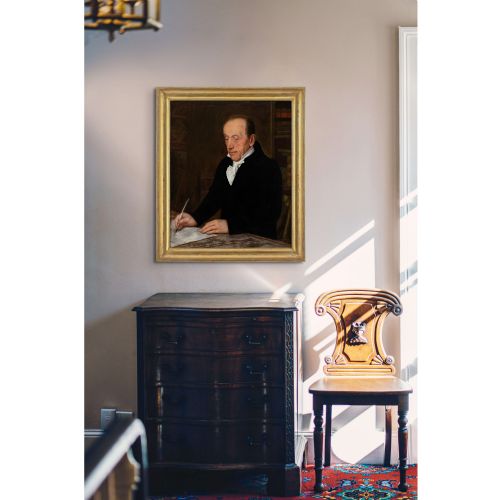 LUKAS KIRNER PORTRAIT OF JOHANN GEORG FINCKH ANTIQUE OIL PAINTING - ADDITIONAL PHOTO 2