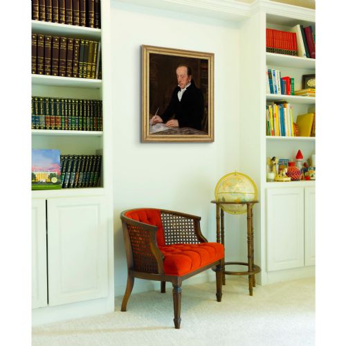 LUKAS KIRNER PORTRAIT OF JOHANN GEORG FINCKH ANTIQUE OIL PAINTING - ADDITIONAL PHOTO 3