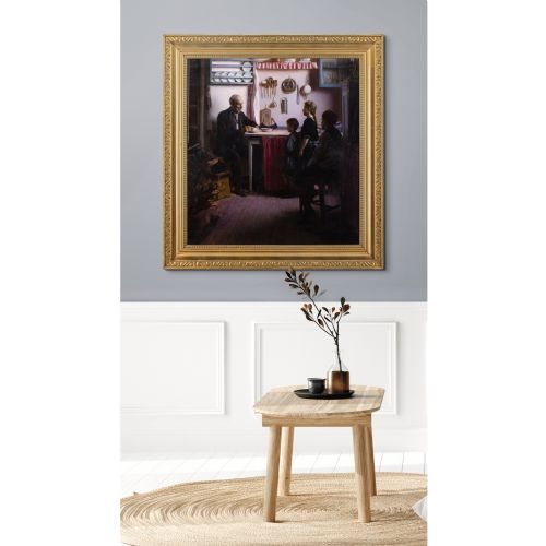 SOPHUS VERMEHREN EN ALMISSE ANTIQUE OIL PAINTING - ADDITIONAL PHOTO 3