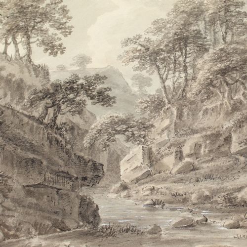 AMOS GREEN NEAR INGLETON YORKSHIRE ANTIQUE WATERCOLOUR - ADDITIONAL PHOTO 6