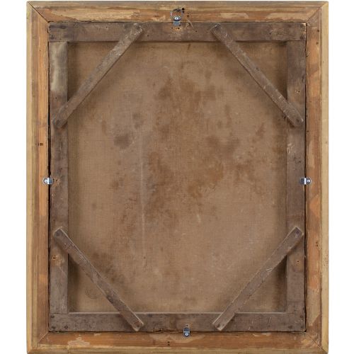 MID19THCENTURY GERMAN SCHOOL PORTRAIT OF A WOMAN ANTIQUE OIL PAINTING - ADDITIONAL PHOTO 8