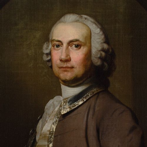 FRANS VAN DER MIJN PORTRAIT OF A GENTLEMAN ANTIQUE OIL PAINTING - ADDITIONAL PHOTO 4