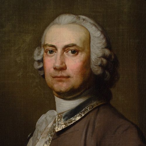 FRANS VAN DER MIJN PORTRAIT OF A GENTLEMAN ANTIQUE OIL PAINTING - ADDITIONAL PHOTO 7