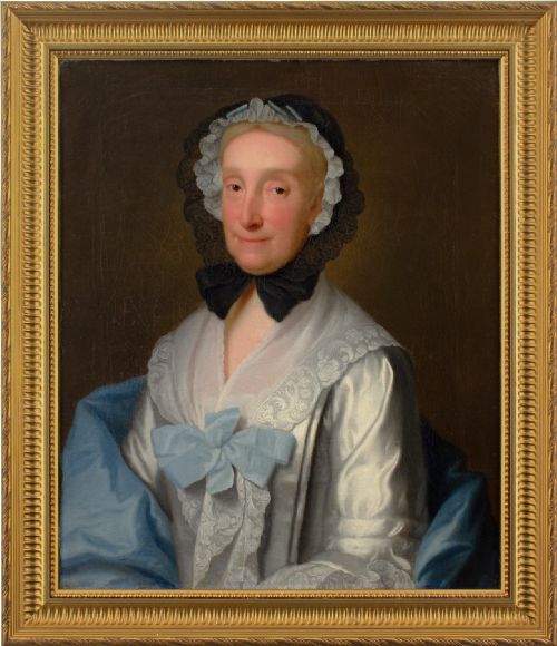 mid18thcentury english school portrait of a lady antique oil painting - CATEGORY: ANTIQUE ART - DATED 18TH CENTURY