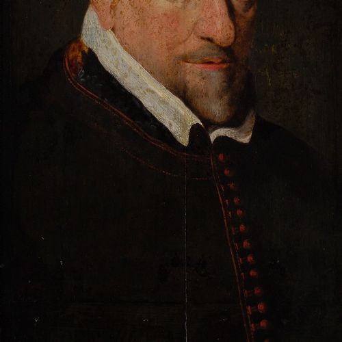 MID17THCENTURY FLEMISH SCHOOL PORTRAIT OF CORNELIUS JANSSEN ANTIQUE OIL PAINTING - ADDITIONAL PHOTO 7
