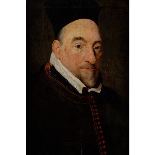 MID17THCENTURY FLEMISH SCHOOL PORTRAIT OF CORNELIUS JANSSEN ANTIQUE OIL PAINTING - ADDITIONAL PHOTO 1