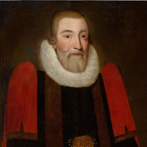 EARLY 17THCENTURY ENGLISH SCHOOL PORTRAIT OF EDWARD HILL ORIGINAL GLOVES ANTIQUE OIL PAINTING - ADDITIONAL PHOTO 3