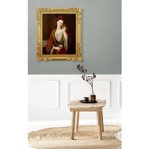 fig 2. Jacques François Courtin (Circle), Portrait Of A Lady Taking Snuff