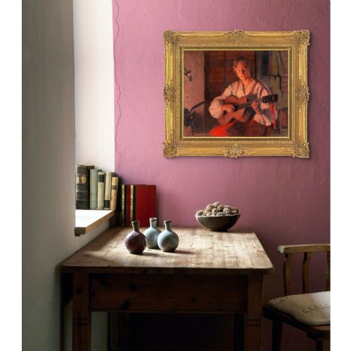 SAM UHRDIN THE TWILIGHT VIEW SWEDISH OIL PAINTING - ADDITIONAL PHOTO 2