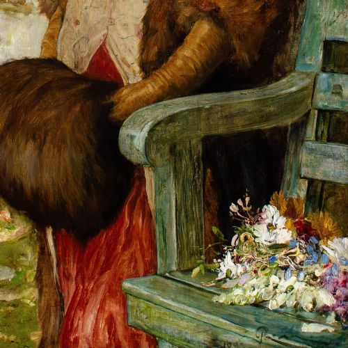 ROBERT WALKER MACBETH RA ROI RWS FAR FROM THE MADDING CROWD ANTIQUE OIL PAINTING - ADDITIONAL PHOTO 7