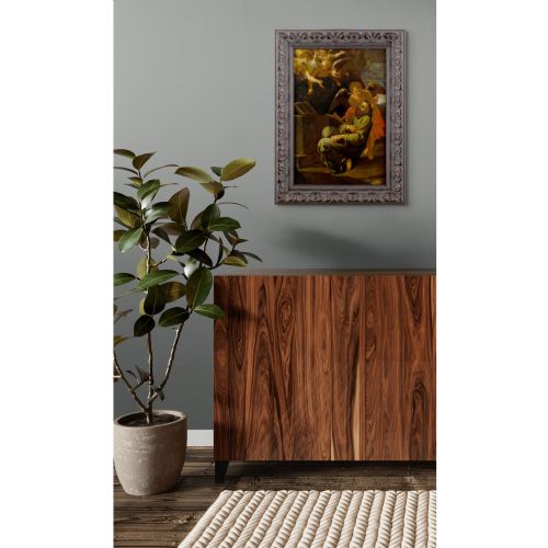 ANNIBALE CARRACCI SCHOOL SAINT FRANCIS OF ASSISI IN ECSTASY 17TH CENTURY OLD MASTER OIL PAINTING - ADDITIONAL PHOTO 2