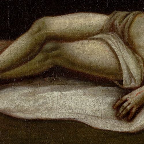 EARLY 18THCENTURY SPANISH SCHOOL CHRIST IN THE TOMB - ADDITIONAL PHOTO 7