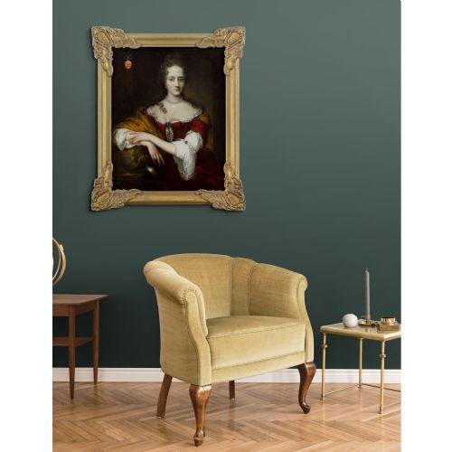 JOHANNES VOLLEVENS I PORTRAIT OF A MEMBER OF THE VAN VRIJBERGHE FAMILY 17TH CENTURY OIL PAINTING - ADDITIONAL PHOTO 3