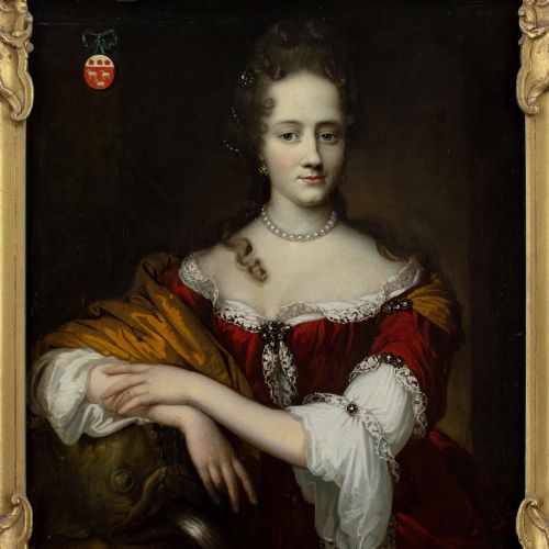 JOHANNES VOLLEVENS I PORTRAIT OF A MEMBER OF THE VAN VRIJBERGHE FAMILY 17TH CENTURY OIL PAINTING - ADDITIONAL PHOTO 5