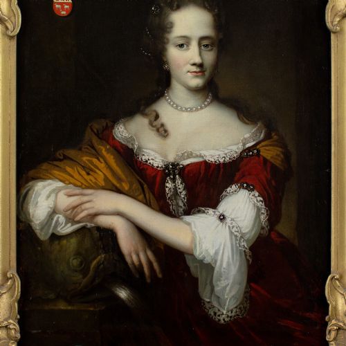 JOHANNES VOLLEVENS I PORTRAIT OF A MEMBER OF THE VAN VRIJBERGHE FAMILY 17TH CENTURY OIL PAINTING - ADDITIONAL PHOTO 6