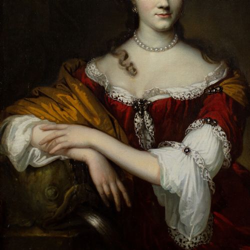 JOHANNES VOLLEVENS I PORTRAIT OF A MEMBER OF THE VAN VRIJBERGHE FAMILY 17TH CENTURY OIL PAINTING - ADDITIONAL PHOTO 8