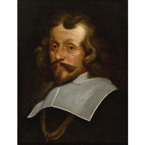 17THCENTURY DUTCH SCHOOL PORTRAIT OF A GENTLEMAN ANTIQUE OIL PAINTING - ADDITIONAL PHOTO 1
