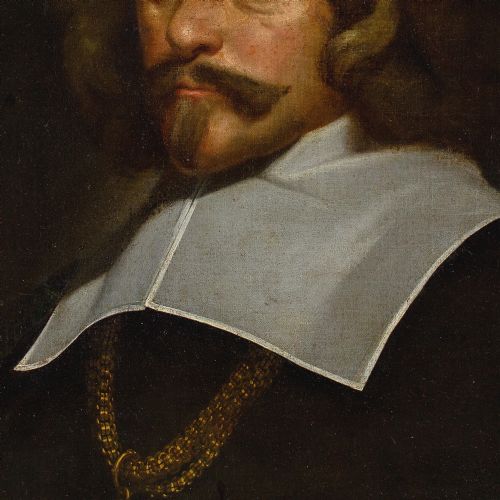 17THCENTURY DUTCH SCHOOL PORTRAIT OF A GENTLEMAN ANTIQUE OIL PAINTING - ADDITIONAL PHOTO 5