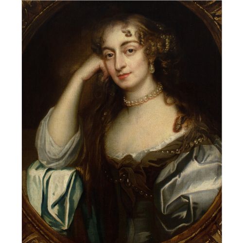 JACOB HUYSMANS ATTRIBUTED PORTRAIT OF A LADY WITH PEARLS MID17THCENTURY OIL PAINTING - ADDITIONAL PHOTO 1