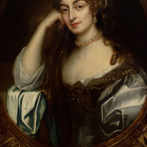 JACOB HUYSMANS ATTRIBUTED PORTRAIT OF A LADY WITH PEARLS MID17THCENTURY OIL PAINTING - ADDITIONAL PHOTO 5