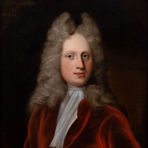 MICHAEL DAHL CIRCLE PORTRAIT OF THOMAS STANLEY 18THCENTURY PORTRAIT - ADDITIONAL PHOTO 5