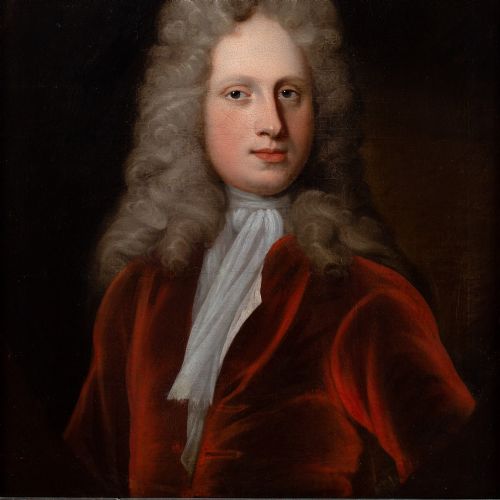 MICHAEL DAHL CIRCLE PORTRAIT OF THOMAS STANLEY 18THCENTURY PORTRAIT - ADDITIONAL PHOTO 6