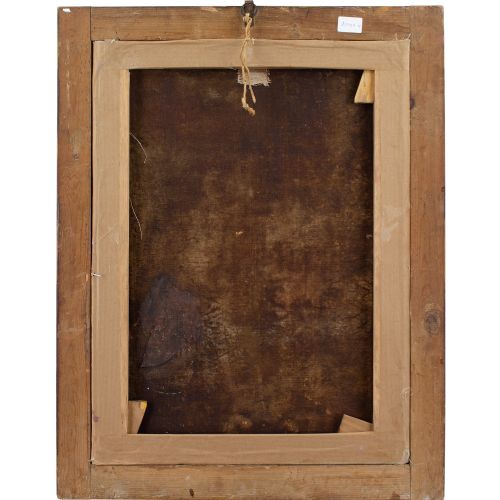 EARLY 17THCENTURY SPANISH COLONIAL SCHOOL VIRGIN OF THE IMMACULATE CONCEPTION ANTIQUE OIL PAINTING - ADDITIONAL PHOTO 9