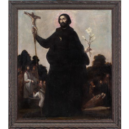 GASPAR DE FIGUEROA ATTRIBUTED TO WORKSHOP FRANCIS XAVIER MID17THCENTURY COLONIAL ART - ADDITIONAL PHOTO 1