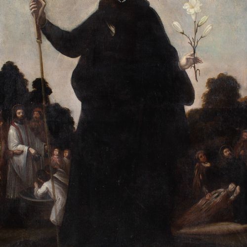 GASPAR DE FIGUEROA ATTRIBUTED TO WORKSHOP FRANCIS XAVIER MID17THCENTURY COLONIAL ART - ADDITIONAL PHOTO 4