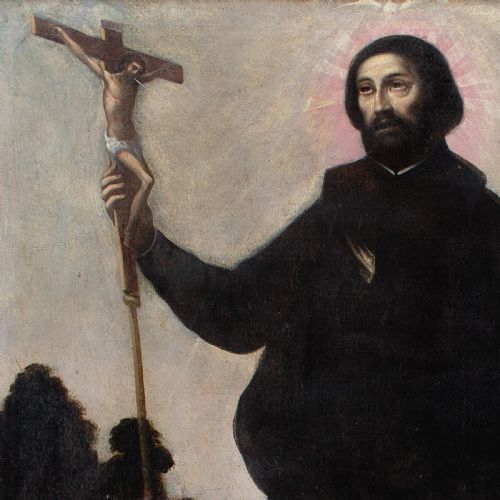 GASPAR DE FIGUEROA ATTRIBUTED TO WORKSHOP FRANCIS XAVIER MID17THCENTURY COLONIAL ART - ADDITIONAL PHOTO 6