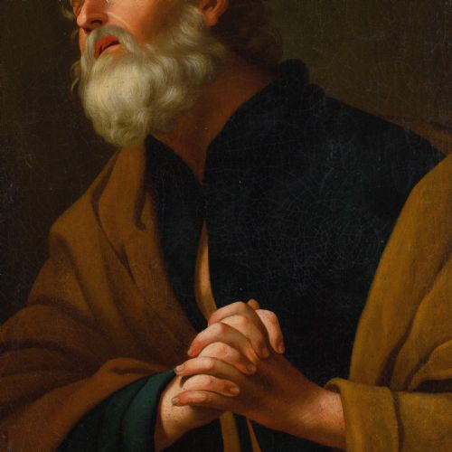 GERRIT VAN HONTHORST AFTER SAINT PETER IN PENITENCE 18THCENTURY OIL PAINTING - ADDITIONAL PHOTO 5
