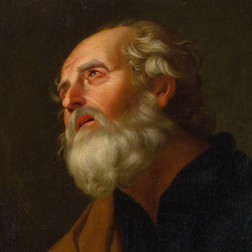 GERRIT VAN HONTHORST AFTER SAINT PETER IN PENITENCE 18THCENTURY OIL PAINTING - ADDITIONAL PHOTO 6