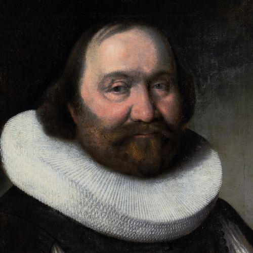 EARLY 17THCENTURY DUTCH SCHOOL OIL PAINTING PORTRAIT OF A GENTLEMAN IN A RUFF - ADDITIONAL PHOTO 3