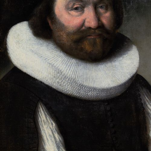 EARLY 17THCENTURY DUTCH SCHOOL OIL PAINTING PORTRAIT OF A GENTLEMAN IN A RUFF - ADDITIONAL PHOTO 4