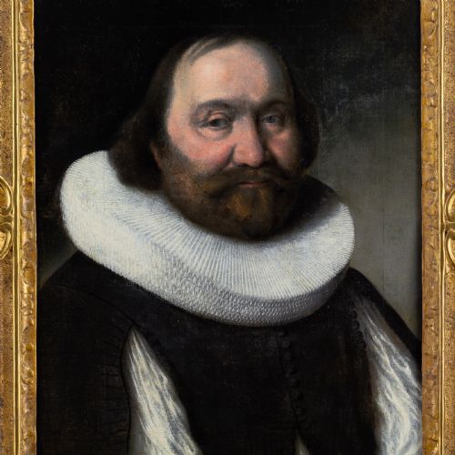 EARLY 17THCENTURY DUTCH SCHOOL OIL PAINTING PORTRAIT OF A GENTLEMAN IN A RUFF - ADDITIONAL PHOTO 5