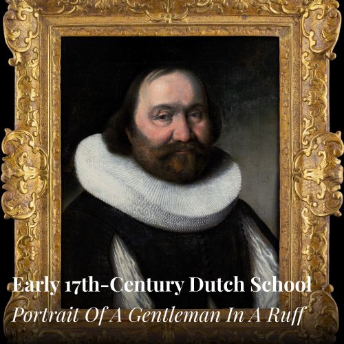 EARLY 17THCENTURY DUTCH SCHOOL OIL PAINTING PORTRAIT OF A GENTLEMAN IN A RUFF - ADDITIONAL PHOTO 6