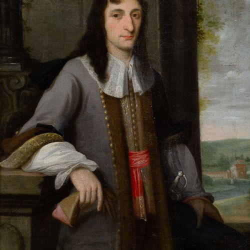 17THCENTURY FLEMISH SCHOOL PORTRAIT OF A GENTLEMAN IN A JUSTAUCORPS OIL PAINTING - ADDITIONAL PHOTO 2