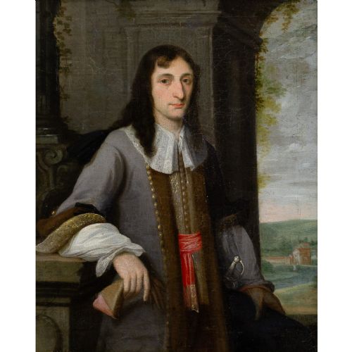 17THCENTURY FLEMISH SCHOOL PORTRAIT OF A GENTLEMAN IN A JUSTAUCORPS OIL PAINTING - ADDITIONAL PHOTO 3