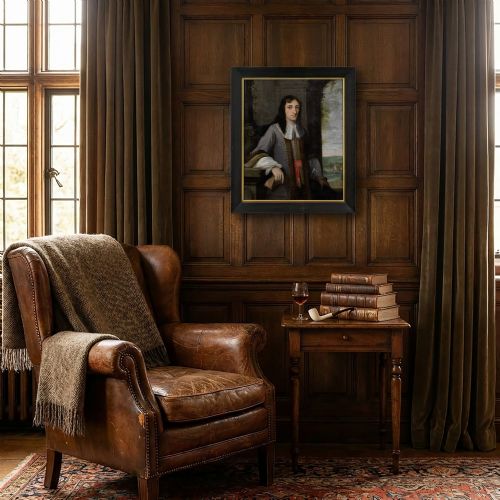 17THCENTURY FLEMISH SCHOOL PORTRAIT OF A GENTLEMAN IN A JUSTAUCORPS OIL PAINTING - ADDITIONAL PHOTO 7