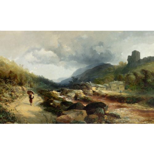 EDMUND JOHN NIEMANN PICKERING YORKSHIRE ANTIQUE OIL PAINTING - ADDITIONAL PHOTO 1