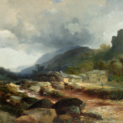EDMUND JOHN NIEMANN PICKERING YORKSHIRE ANTIQUE OIL PAINTING - ADDITIONAL PHOTO 6