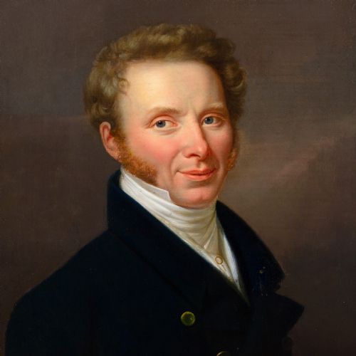 EARLY 19THCENTURY AUSTRIAN SCHOOL PORTRAIT OF A GENTLEMAN ANTIQUE OIL PAINTING - ADDITIONAL PHOTO 1