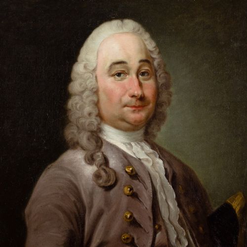 MID18THCENTURY FRENCH SCHOOL PORTRAIT OF A GENTLEMAN WITH A LETTER ANTIQUE OIL PAINTING - ADDITIONAL PHOTO 3