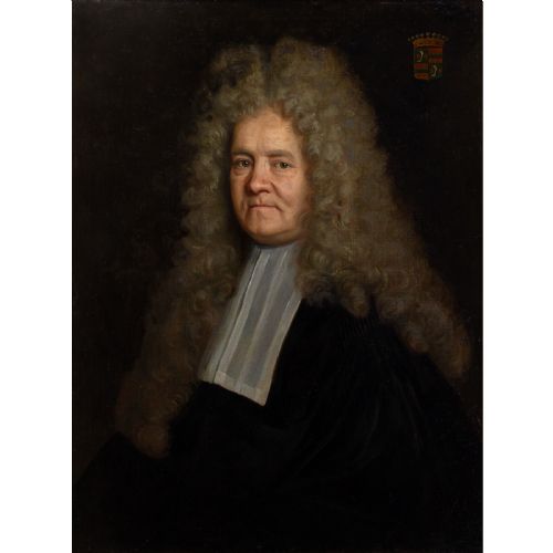 HYACINTHE RIGAUD CIRCLE PORTRAIT OF A MEMBER OF THE GREDER FAMILY ANTIQUE OIL PAINTING - ADDITIONAL PHOTO 1
