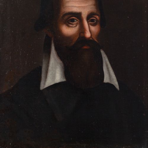 EARLY 17THCENTURY FRENCH SCHOOL PORTRAIT OF THE HUMANIST DENIS GODEFROY ANTIQUE OIL PAINTING - ADDITIONAL PHOTO 4