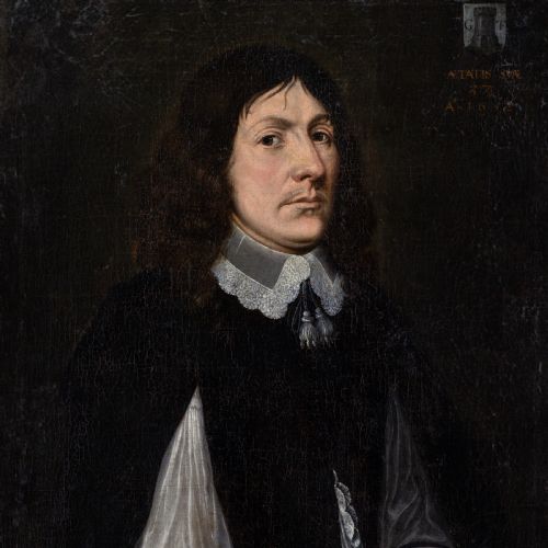 MID17THCENTURY FLEMISH SCHOOL PORTRAIT OF A GENTLEMAN ANTIQUE OIL PAINTING - ADDITIONAL PHOTO 3