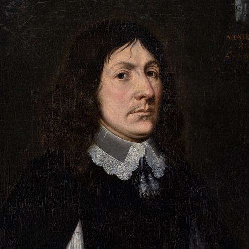 MID17THCENTURY FLEMISH SCHOOL PORTRAIT OF A GENTLEMAN ANTIQUE OIL PAINTING - ADDITIONAL PHOTO 4